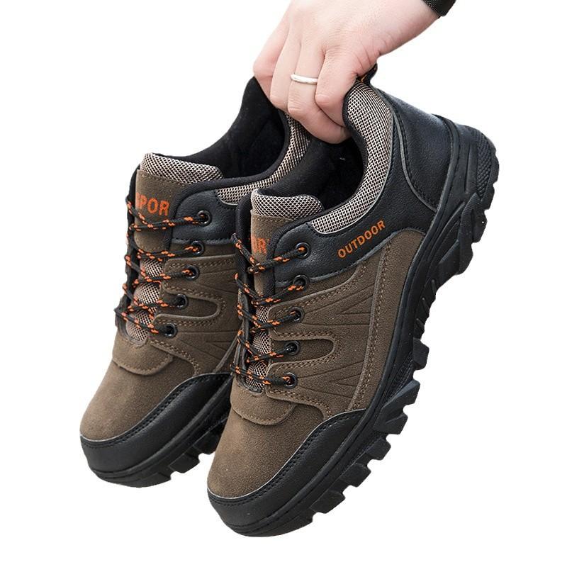 Hiking Shoes New Men's Casual Trend Lace-up Flat Shoes Men's Shoes