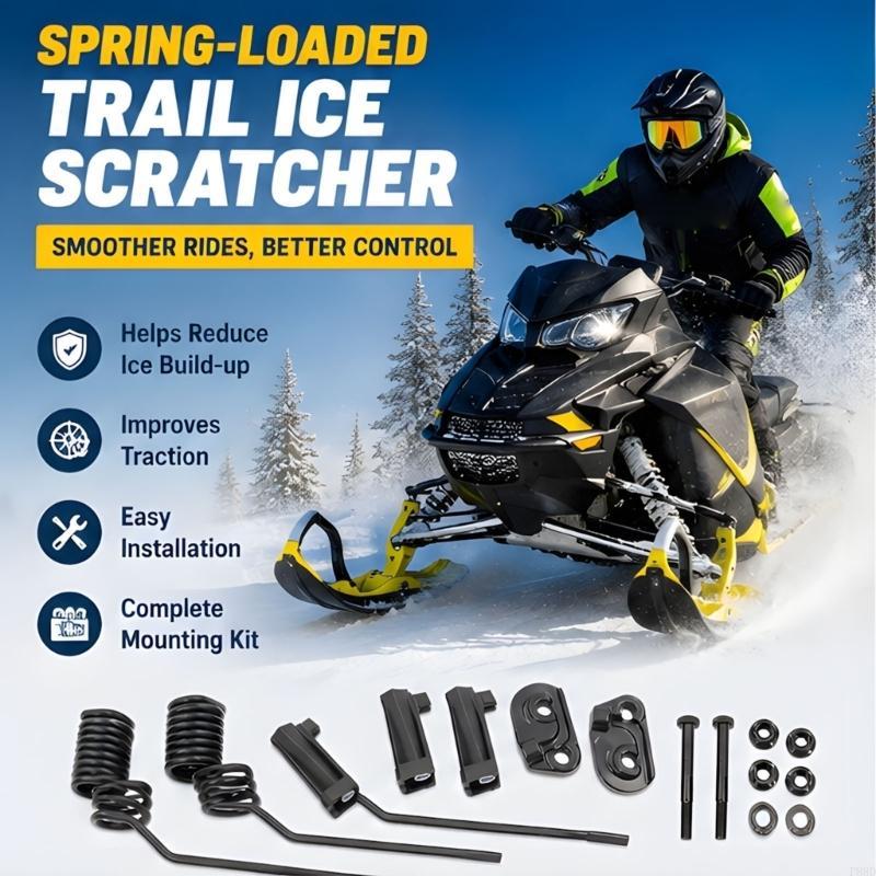 Iron Snowmobile Track Ice Scraper For Reliable Use In Harsh Winter Conditions