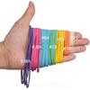 Rubber Bands Assorted Size Multicolor 0.5lb Elastic Bands for School Home Office Supplies Size#10,Size#16,Size#19,Size#33,Size#64,Size#