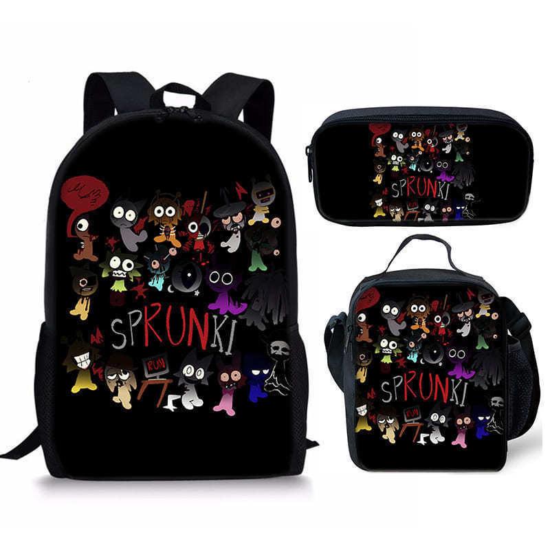 Rhythm Box Schoolbag Cartoon Animation Primary School Third or Fourth Grade Light Burden Reduction Primary and Secondary School Student Storage Bag