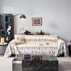 Ins Style Line Printed Sofa Cloth Towel Luxury All-Season Sofa Covers for Living Room Comfortable Anti Dirt Armchair Protector