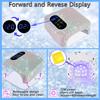 Rechargeable UV LED Nail Lamp 72W Wireless Nail Dryer with Crystals Professional UV Cabin for Gel Nails Dryer Manicure Lamp