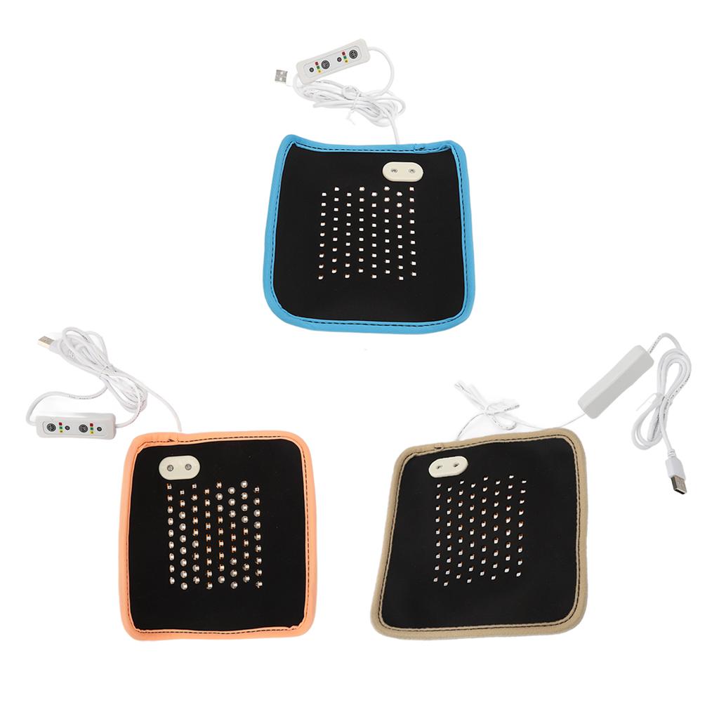 72 Light Chips Prostate Physiotherapy Pad Infrared Light Promote Circulation Treatment Pad for Belly