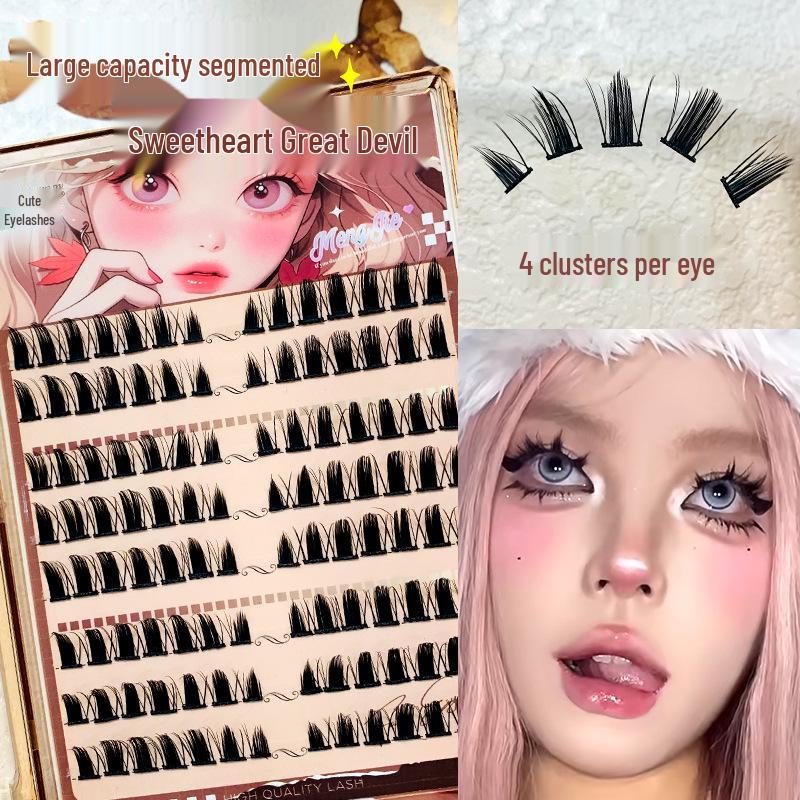 Mengjie Shangpin Sweetheart Devil Segmenterte nybegynner-vipper med stor kapasitet