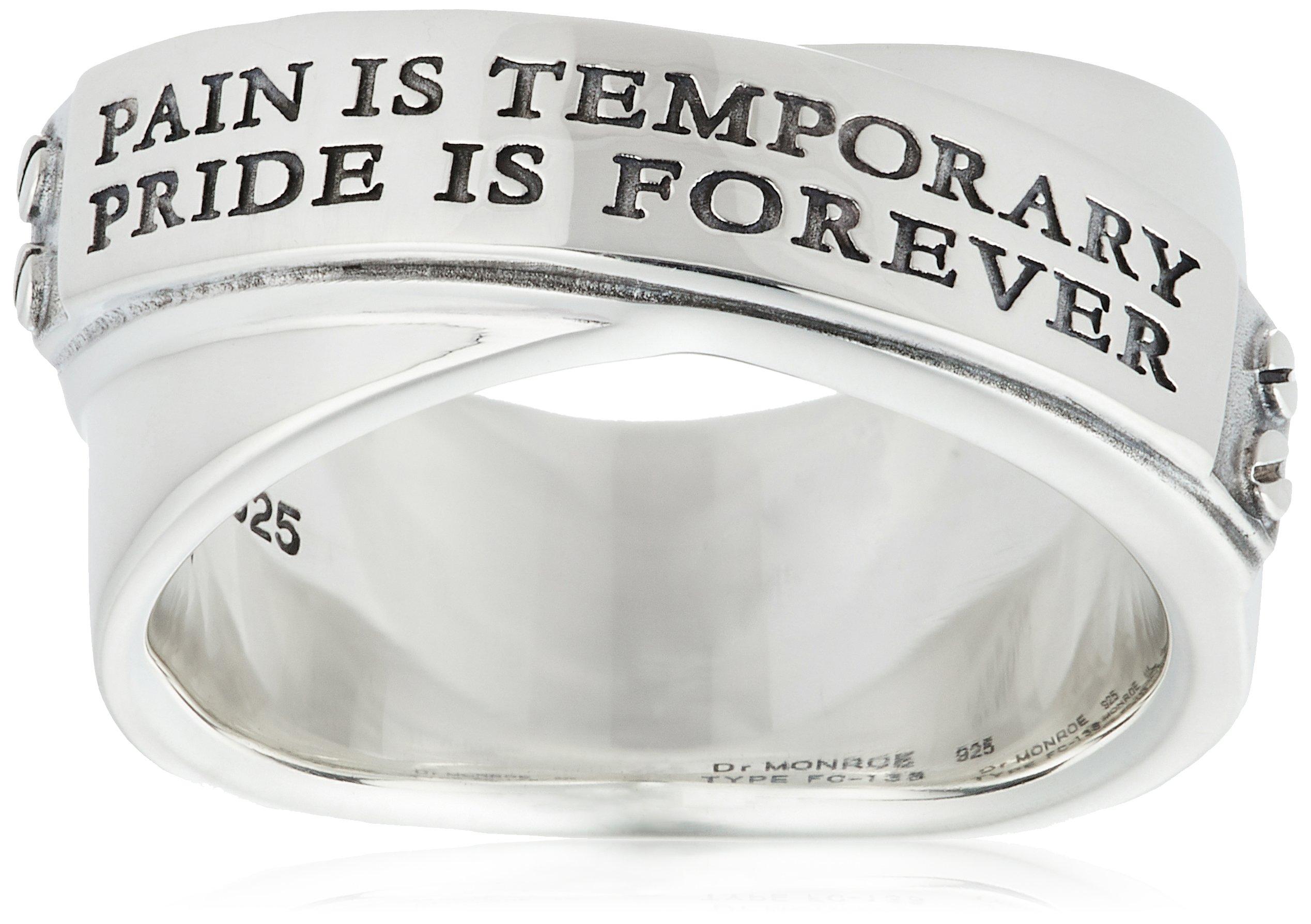 

Monroe Message Cross Silver Japanese Size 14 Dr. Ring, 925, FC-138-SV-14,