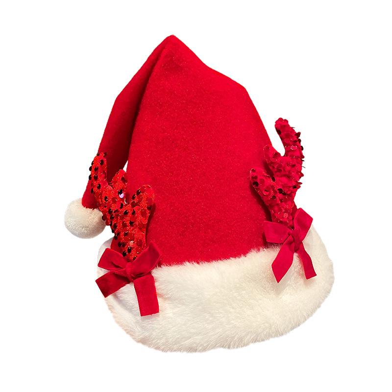 Cute Plush Christmas Tree Hat - Festive Photo Prop for Kids and Adults