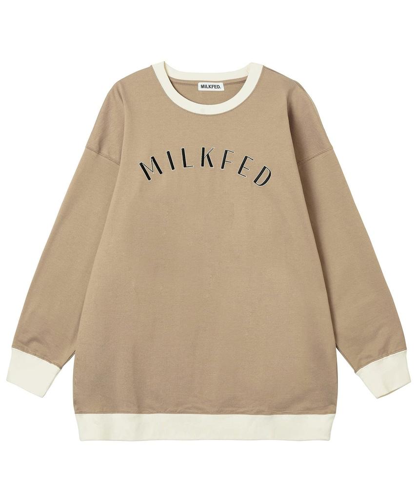 Milkfed Long Sleeve Tee Bi-Color