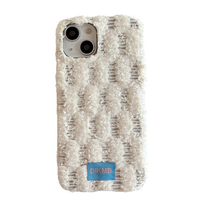 Бархатный чехол кремового цвета для iPhone 15, iPhone 16 и iPhone 17 Pro Max iPhone 11