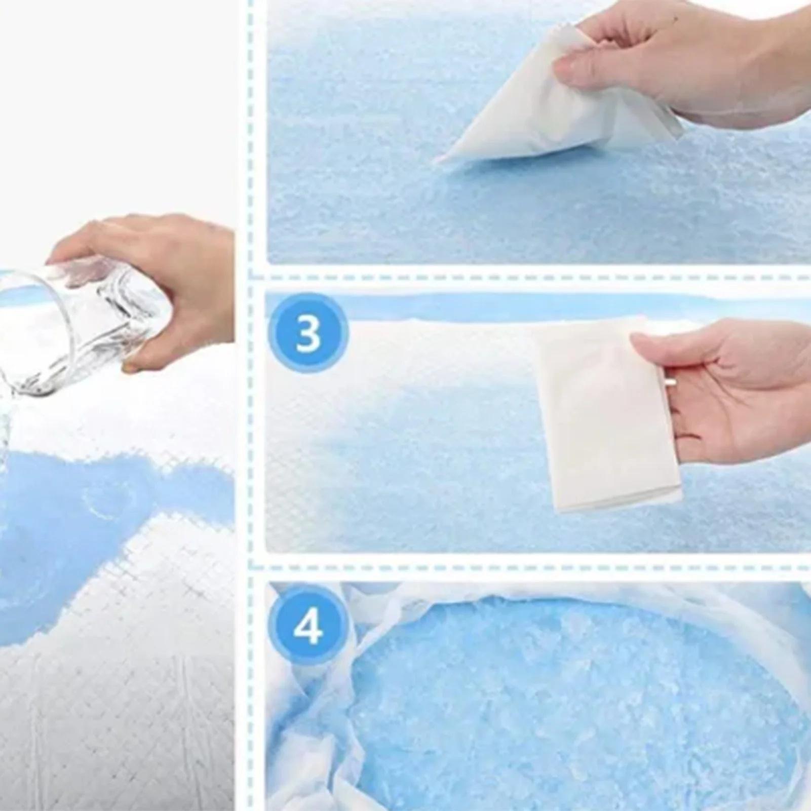 

Pet Dog Diapers Thicken Strong Water-Absorbing Deodorizing Disposable Pet Pee Pad Size M/50Pcs