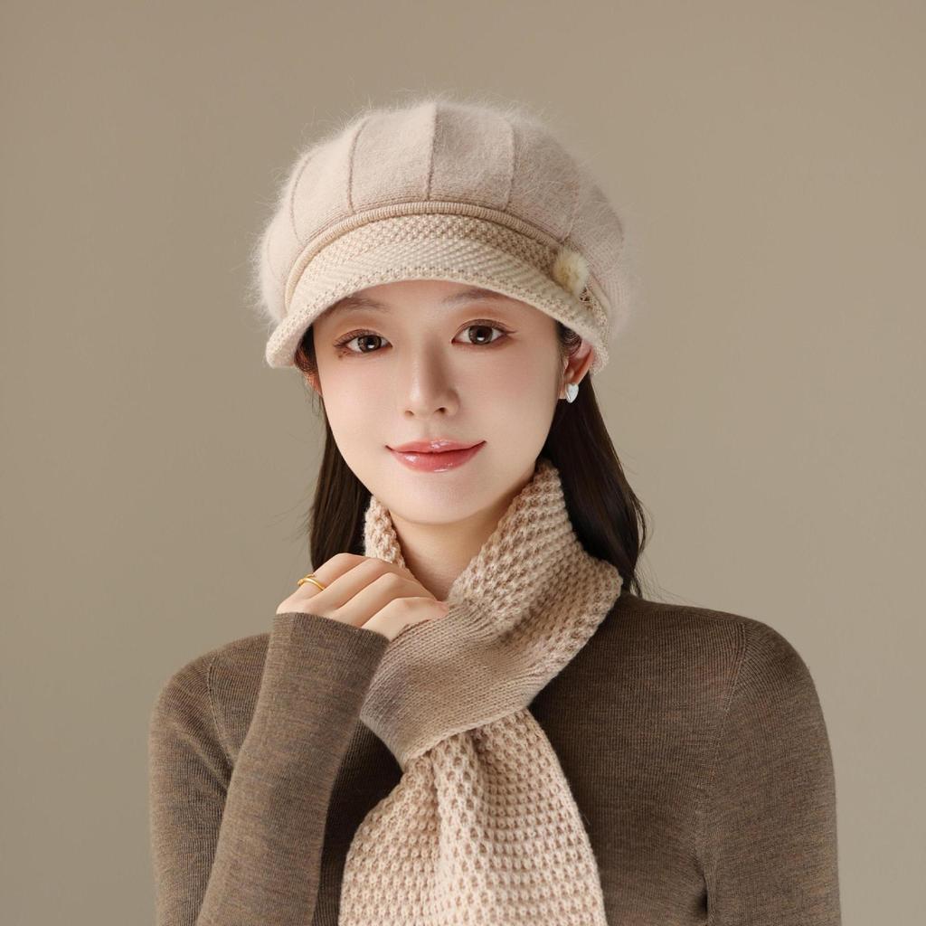 Baseball Caps for Mom and Grandma with Fleece  Cycling Warm and Cold Proof Woolen Caps for Middle Aged and Elderly People  Hats for Women In Winter