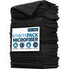10pcs microfiber cleaning cloth, super soft dry absorbent, car wash towel, dish towel, multi-functional cleaning towel