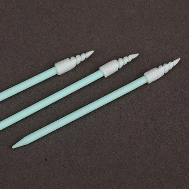 100Pcs Foam Tip Cleaning Swabs Sponge Lint Free For Inkjet Printer Lens Cleaner