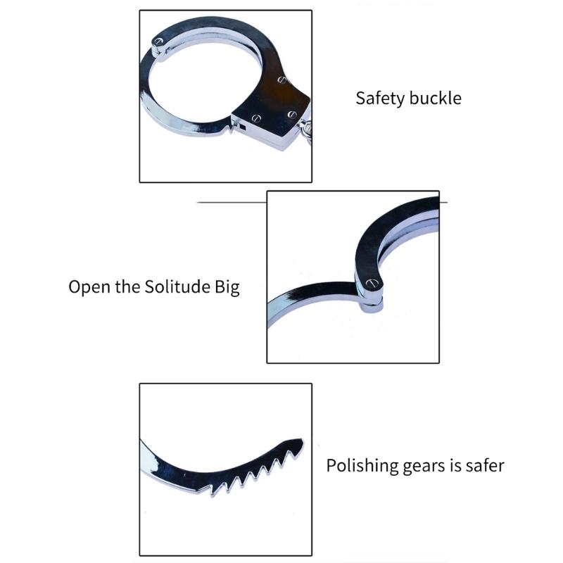 Stylish Metal with Key Set for Couple Cosplay and Party Props Theme Accessory Adult Sex Toy