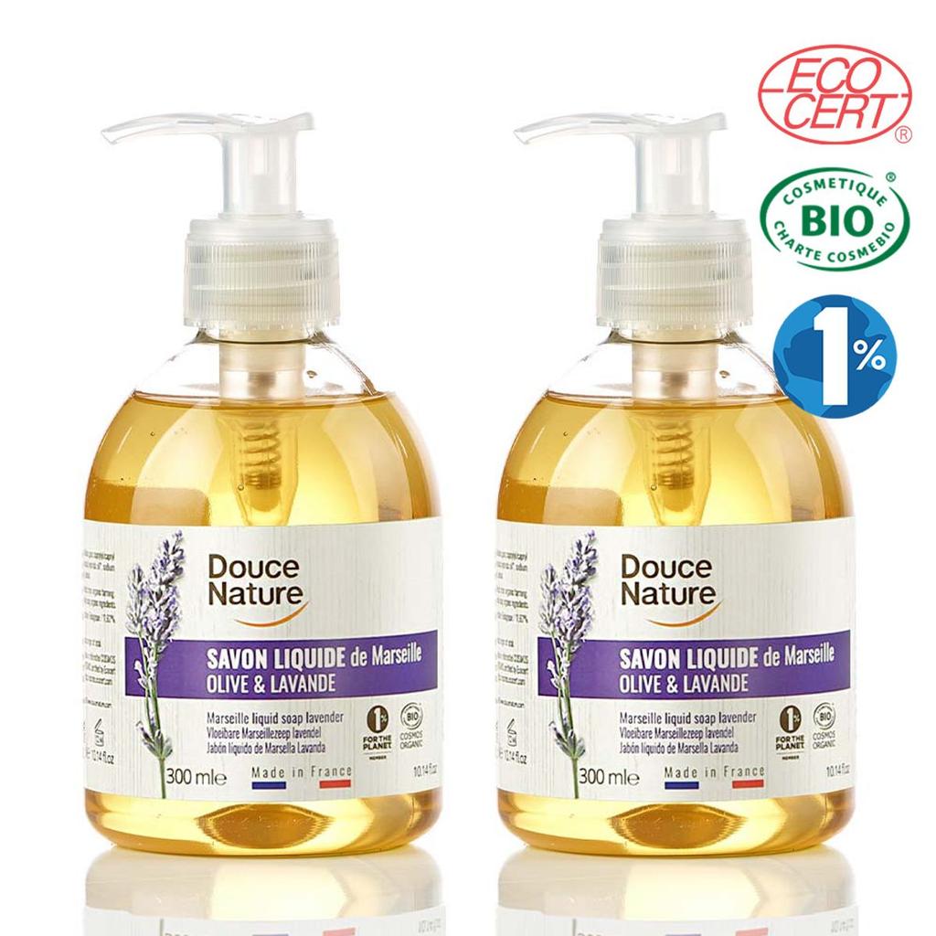 French Marseille Liquid Hand Wash Lavender 300ml x2
