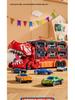 Dinosaur-Themed Folding Ejection Track Set: Children's Educational Alloy Car Toy