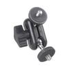 2Pieces Ballhead Clamp Clip Flexible Magical Arms with 1/4inch Male Thread Adapter for Camera Monitor Light Stand