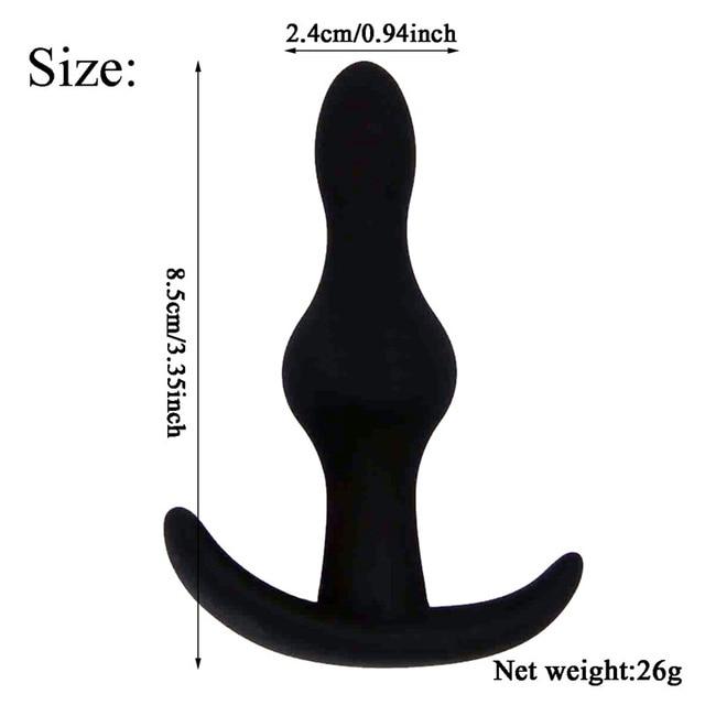 Silikonowe Dildo Analne Zestaw Korków Analnych Trening Fetysz Niewibrujące Korki Analne