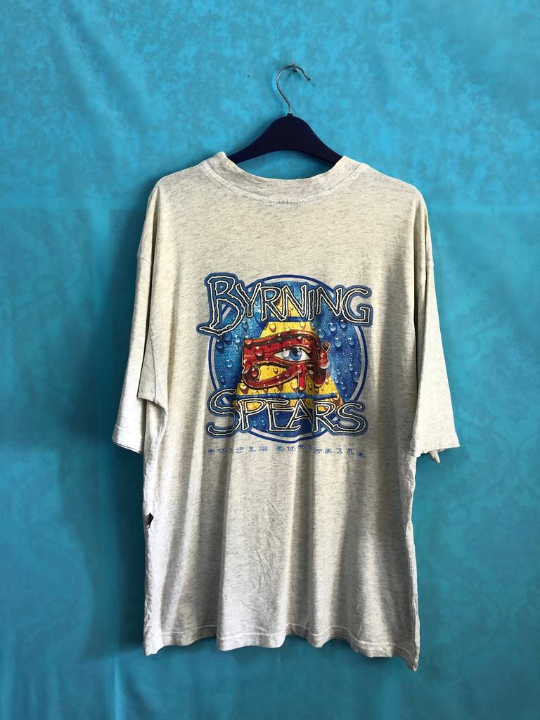 RARE!! VTG bryning spears surfin australia artwork pop art big logo spell out large ## 427