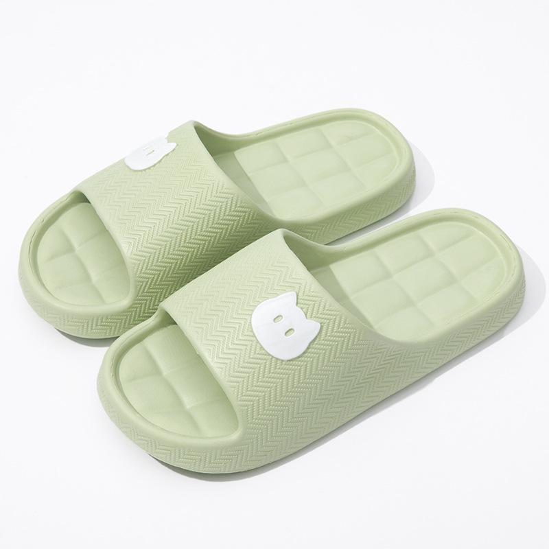 Summer Slide Slippers Women Men New Anti-Slip Bathroom Home Slippers Indoor House Shoes Shower Sandals