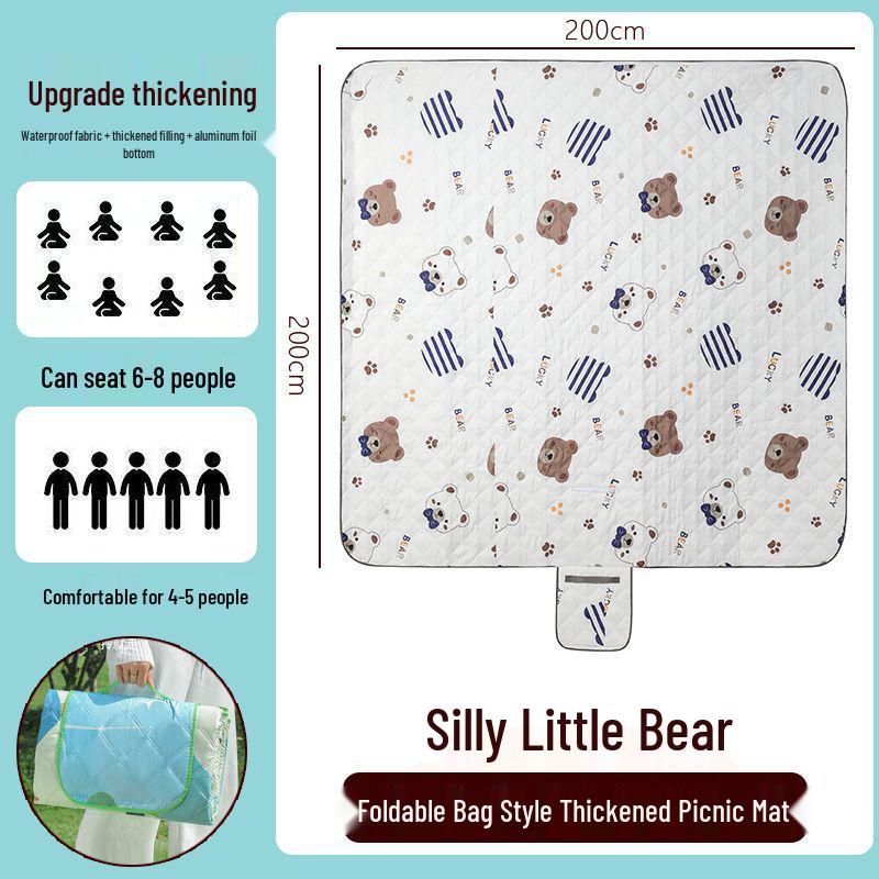 A1R Waterproof Picnic Mat - Thick, Portable Outdoor Ground Cover for Camping, Beach, Lawn, or Spring Outings