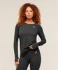 Vital Seamless 2.0 Light Long Sleeve Top Black Marl B4a8c Bbf3