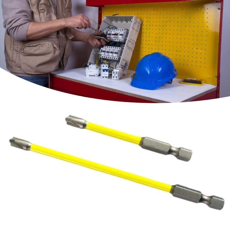 65mm 110mm Magnetischer Schraubendreherbit Ersatz Spezial-Schlitzschraubendreherbit für Steckdosenschalter Elektrikerwerkzeug