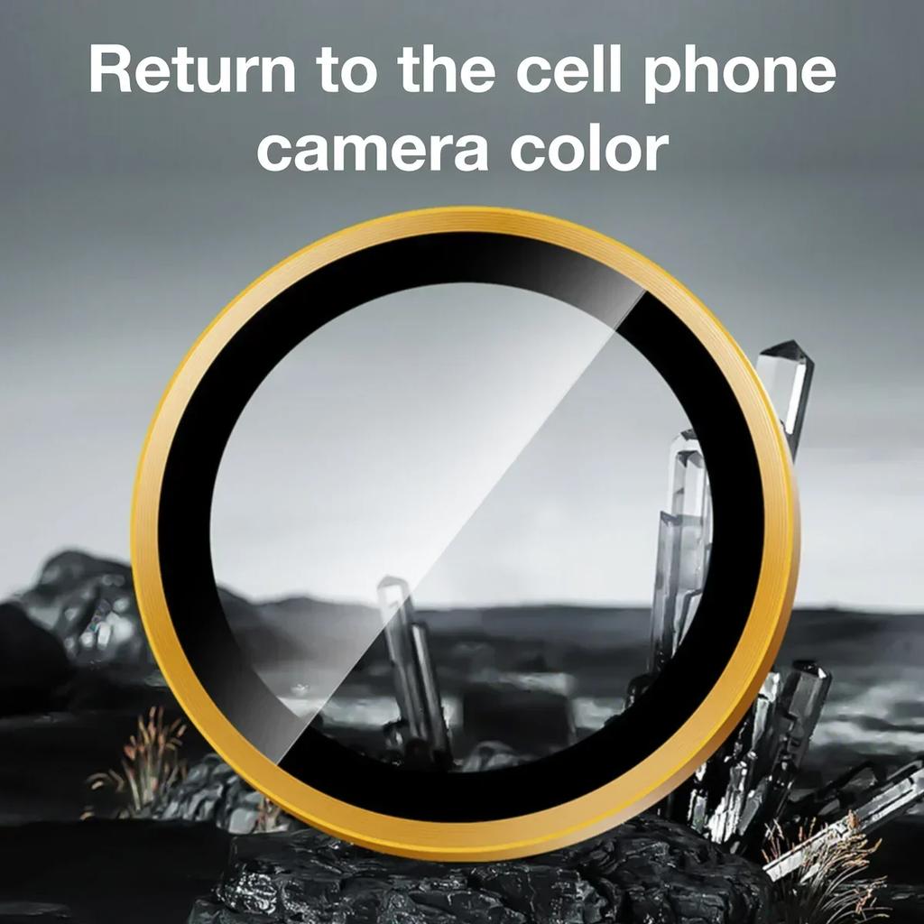 1-3Set 9H Metal CD Ring Tempered Glass Camera Lens Protector For Samsung Galaxy A37 A57 Anti-Scratch HD Clear Protect Cap