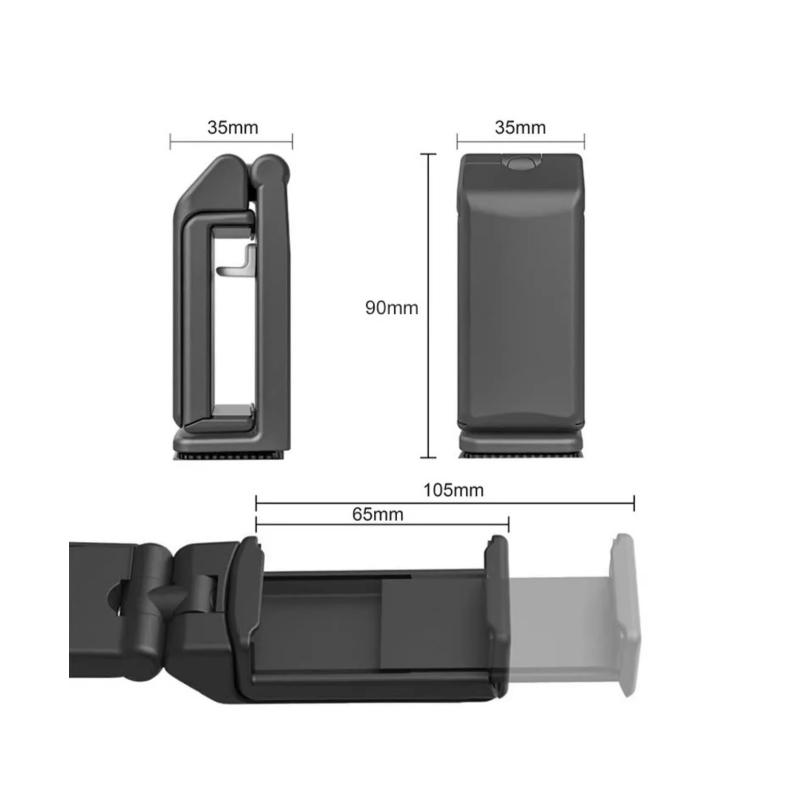 1PC Travel Phone Holder Foldable Lift Adjustable Rotatable Multifunctional Train Seat Universal Selfie Holder Travel Gear