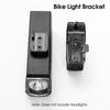 Fahrradlicht Halterung Tragbar Rutschfest Scheinwerfer Halterung Mountainbike Frontlicht Ständer Fahrrad