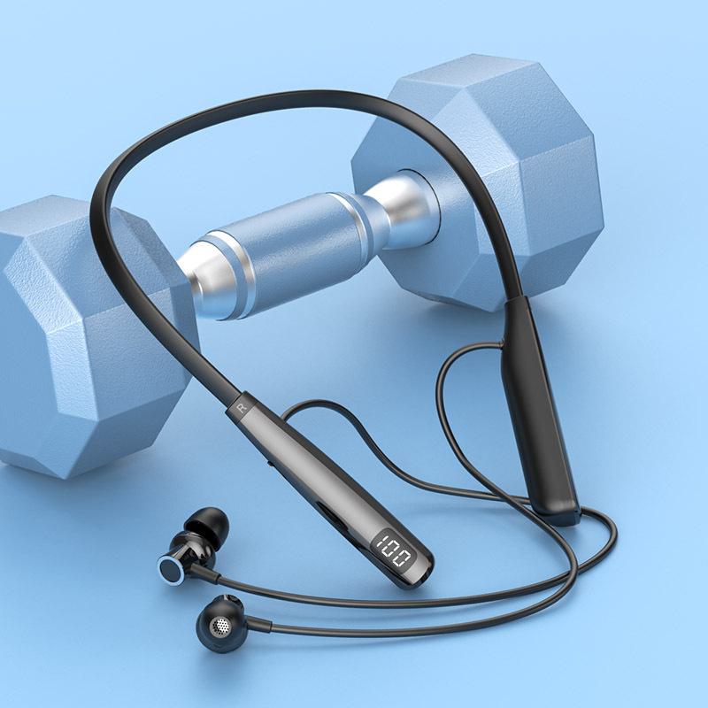 Bluetooth-Headset mit ultralanger Standby-Zeit und Geräuschunterdrückung, ideal für den Sport, zum Umhängen