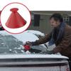 Ice Car Windshield Scraper Tool Cone Shaped Outdoor Round Funnel Remover Snow