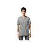 Li-Ning Solid Color Logo Quick-Dry Breathable Elastic Ice Silk Sports Training Short Sleeve T-Shirt Men Tops Starry-Gray ATSS463-3