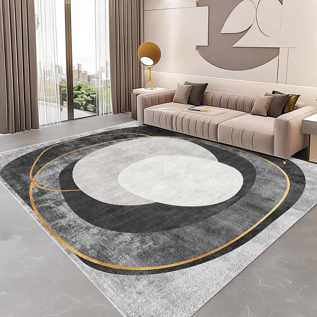 

Retro Geometry Rug for Living Room Bedroom Big Area Nursery Art Print Children Carpet Home Corridor Bedroom Doormat Decoration 40x60cm