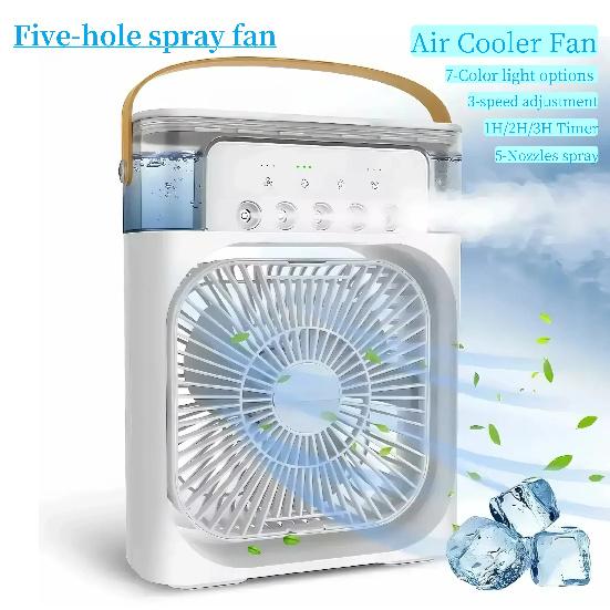 MIJIA 3-in-1 Portable Humidifying Fan Air Conditioner With LED Night Light Household Small Air cooler Office Adjustable