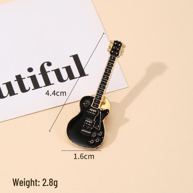Gitar Şeklinde Broş İğnesi: Mezuniyet Hediyesi & Moda Aksesuarı