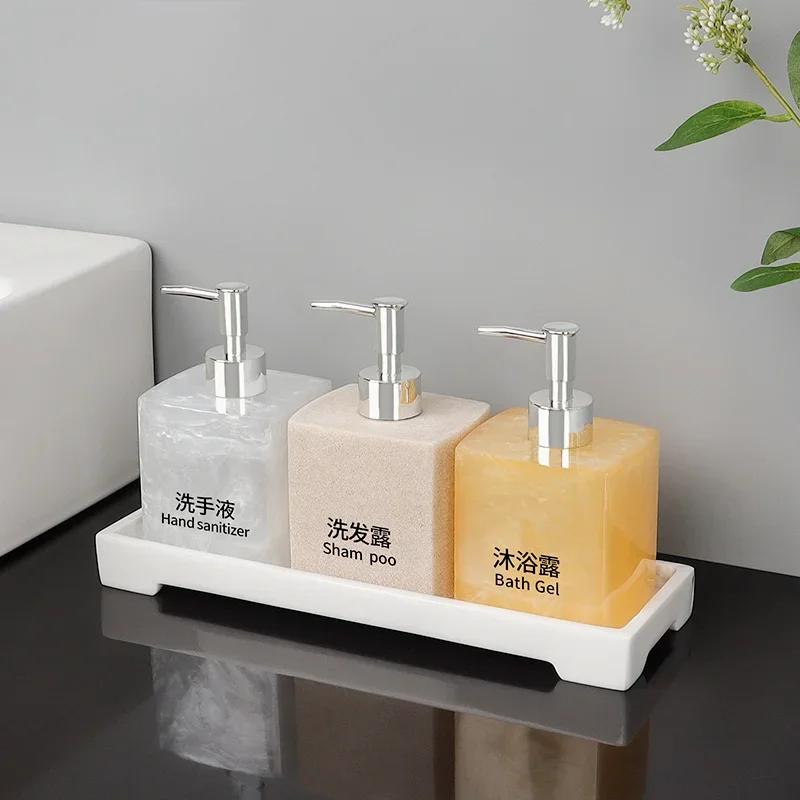Bathroom Accessories Shampoo Body Wash Dispenser Simple Emulsion Bottle Soap Dispenser Large Capacity Household Lotion Bottle