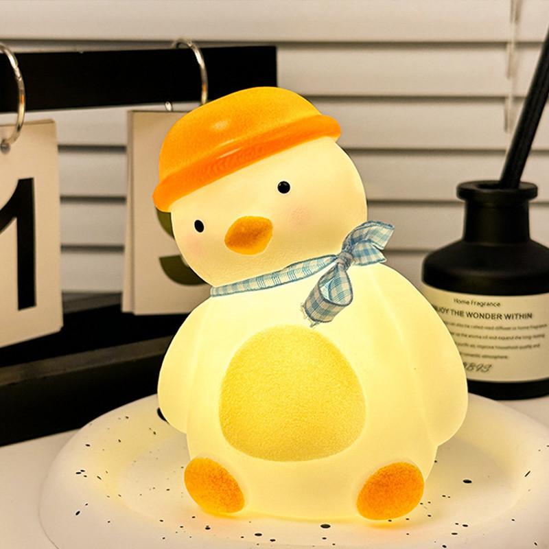 Quirky Duck Night Light With Toggle Switch For Kids' Bedroom Cute Table Decor