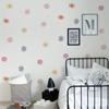 Boho Daisy Blumen Bunte weiße Aquarell Wandaufkleber für Kinderzimmer Wandtattoos Baby Kinderzimmer Home Dekoration Mädchen Schlafzimmer