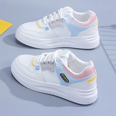 Thick Soled Casual Sports Shoes 2024 New Simple Flat Bottomed Board Shoes for Women's Sports Vulcanized Shoes Zapatillas Mujer