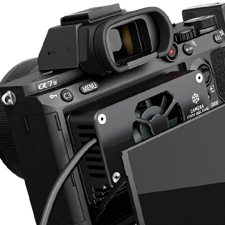 High Performances Camera Cooling Fan Accessory For A7M3/A7R3/A7R4A1 Cameras Ensuring Optimals Shoot Conditions