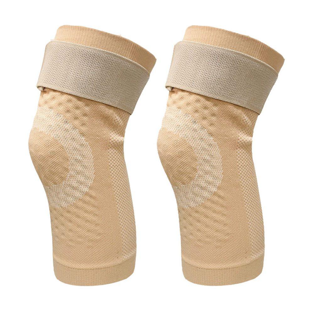 1Pair Self-Heating Kneepad Warm Pads Knee Compression Sleeves Knee Brace Support for Arthritis Pain Relief Thermal Leg Warmers