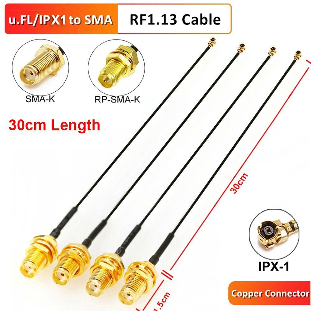 1Pcs 30cm SMA To IPX Cable RG178 U.FL IPX Coax Cable Coaxial Cable Adapter  for Wifi Router GPS AP