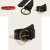 Punk Style Rivet Leather Belt With Alloy Buckle For Casual Fashion Accessories