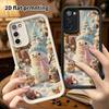 Phone Case: 2D Flat Design Suitable for Samsung Galaxy A34 A35 M05 M06 S20 S22 S21 FE Plus 5G Protective Case, Snowman Forest, Perfect Christmas and H
