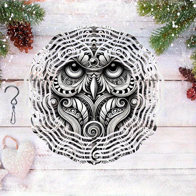 10 Inch Hanging Wind Spinner with 360 Degree Hook for Balcony Garden Decor Spring Summer Outdoor Decoration