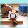 Cute Raccoon Plush Toy With Pp Cotton Filling For Backpack Decor