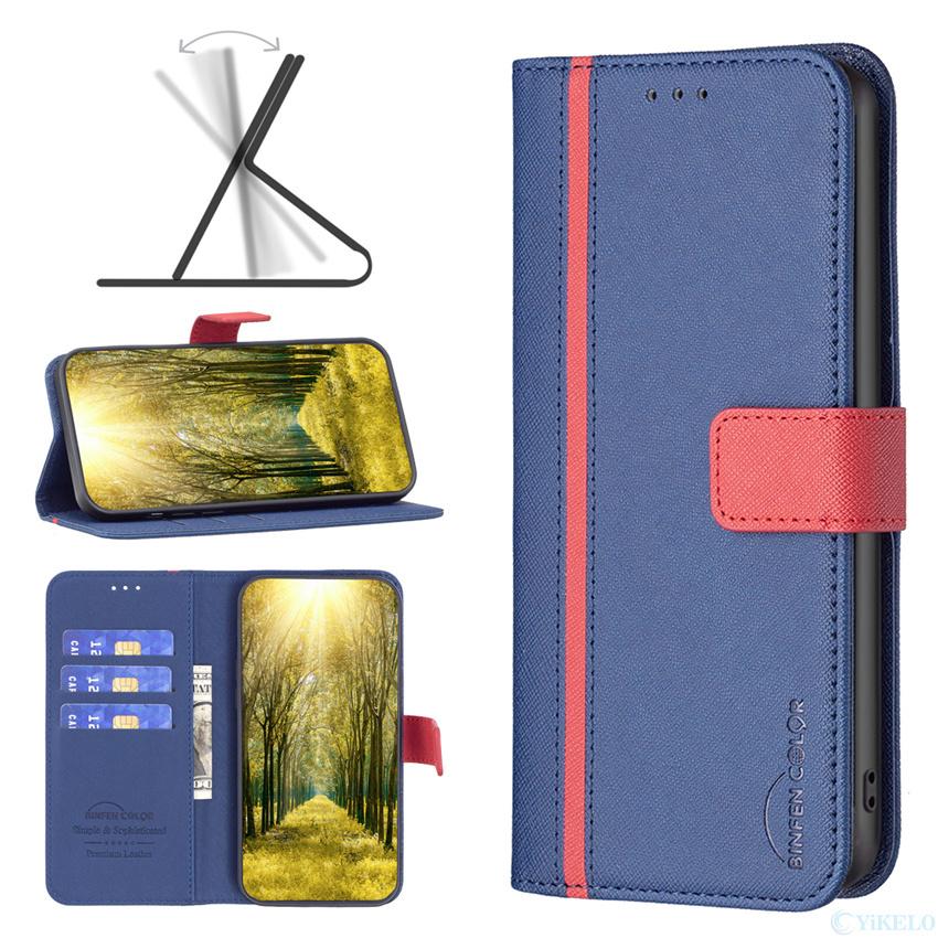 Lines Leather Phone Case For Samsung Galaxy S20 S21 Fe S22 Plus Ultra A13 A33 A53 A73 5g Flip Wallet Stand Card Slot Book Cover