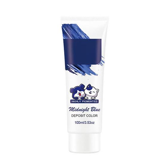 Yousheng Tierhaarfarbe Temporär Ungiftig Hundehaarfarbe 100ml Waschbar Helle Farben Sichere Tierhaarfarbe für Hunde Katzen