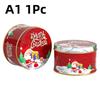 Christmas Tinplate Candy Tin Can Metal Box Cartoon Elk Santa Claus Letter Printed Xmas Candy Cookie Tea Storage Gift Case