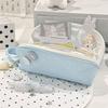 Shell Shape Pencil Pouch Polka Dot Pattern Pen Bag Multi-purpose Pencil Case  School Office